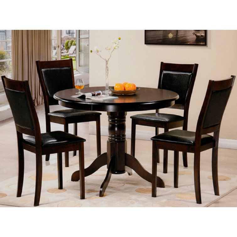 Alcott Hill® Spruce Hill 42'' Solid Wood Pedestal Dining Table Wayfair